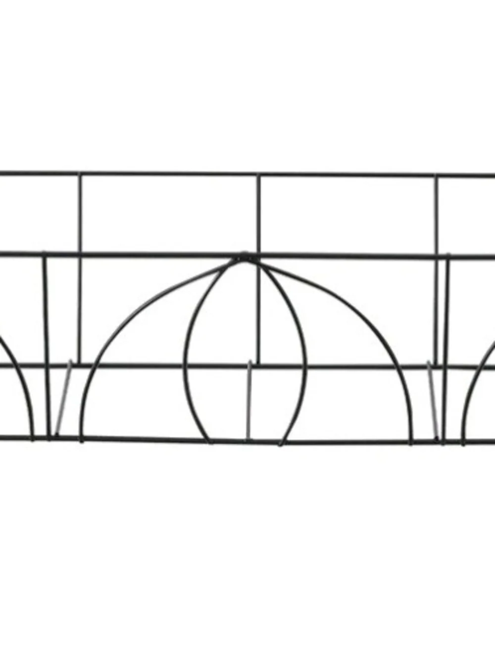 Decorative Metal Window Box Planter with Coconut Coir Liner - Brown